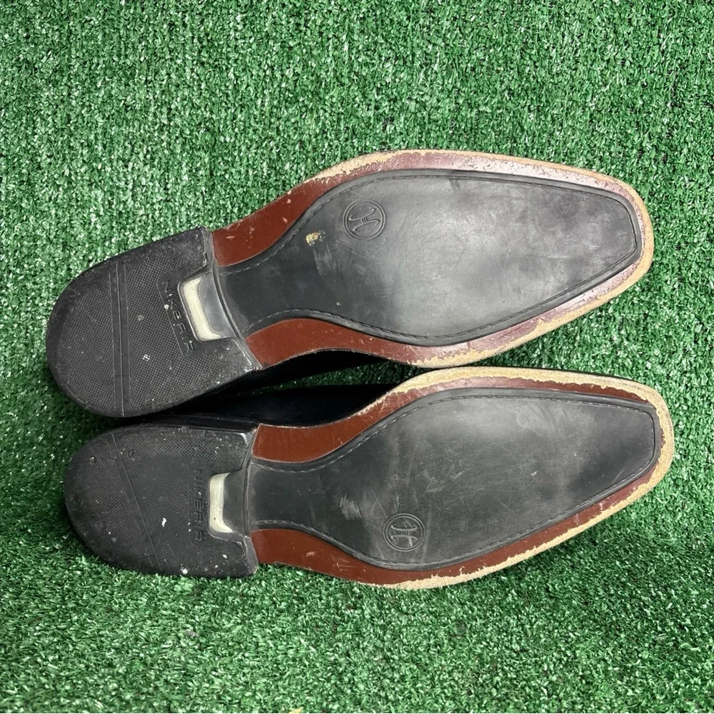 Cole Haan Mens Loafers Size 12 M Black Leather Slip On Dress Shoes‎